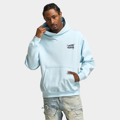 Unlike Humans Good Days Pullover Hoodie / Delicate Blue