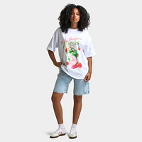 Unlike Humans Women's Underhip Sub Jorts / Very Light Stone Wash