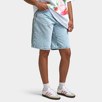 Unlike Humans Women's Underhip Sub Jorts / Very Light Stone Wash