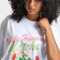 Unlike Humans Women's Matcha Tee / Optic White