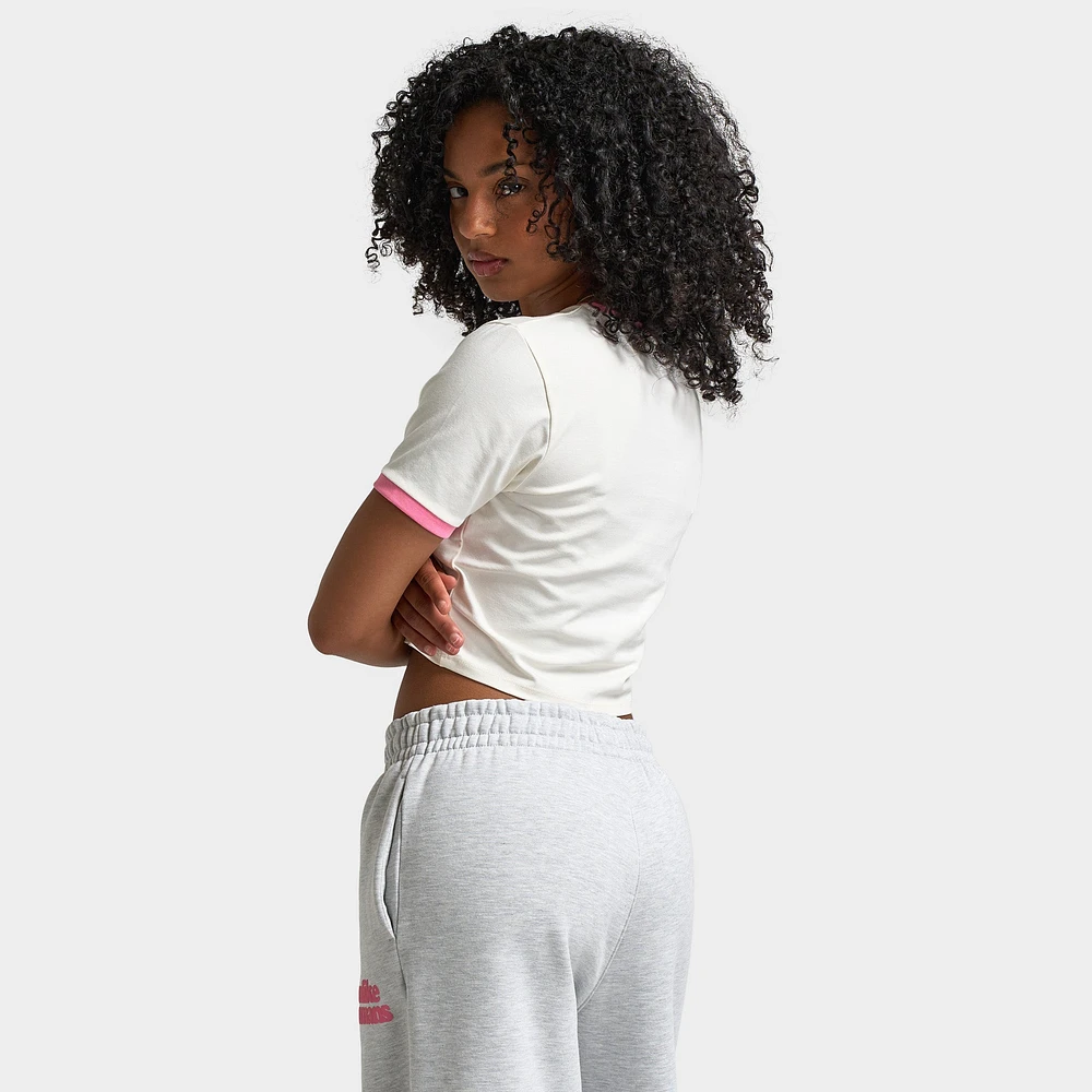Unlike Humans Women's Wave Slim T-shirt / Tofu
