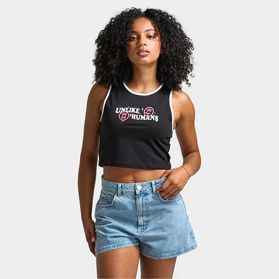 Unlike Humans Women's Tank Black / White
