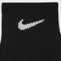 Nike Children's Mesh & Cushioned Ankle Socks (6 Pack) / Black