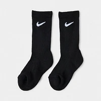 Nike Children's Mesh & Cushioned Crew Socks (6 Pack) / Black