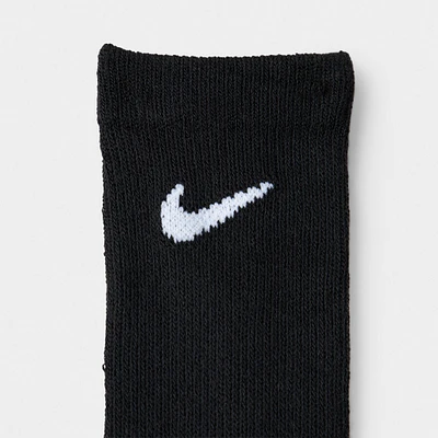 Nike Children's Mesh & Cushion Crew Socks (6 Pack) / Black