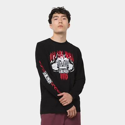 Vans One Piece Long Sleeve T-Shirt / Black