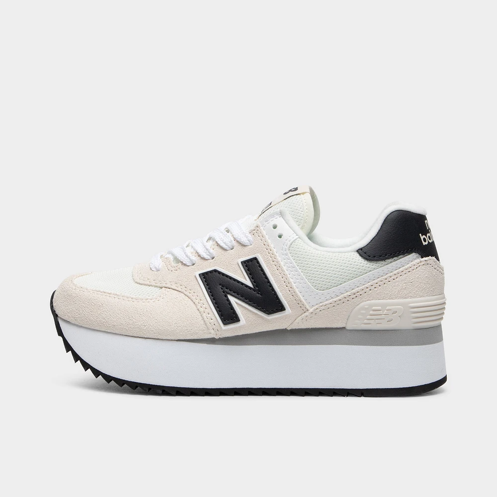 New Balance Women's 574+ Linen / Sea Salt - Phantom