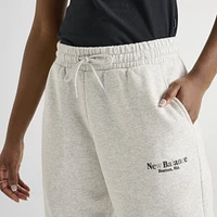 New Balance Women's Tone Wide Jogger Ash Heather / Black