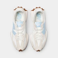 New Balance Women's 327 Tan / Light Blue