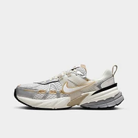 Nike Women's V2K Run White / Khaki - Metallic Silver