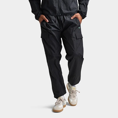 Lacoste Lightweight Taffeta Cargo Pants / Black