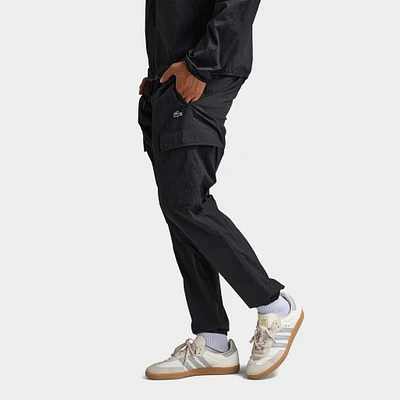 Lacoste Lightweight Taffeta Cargo Pants / Black