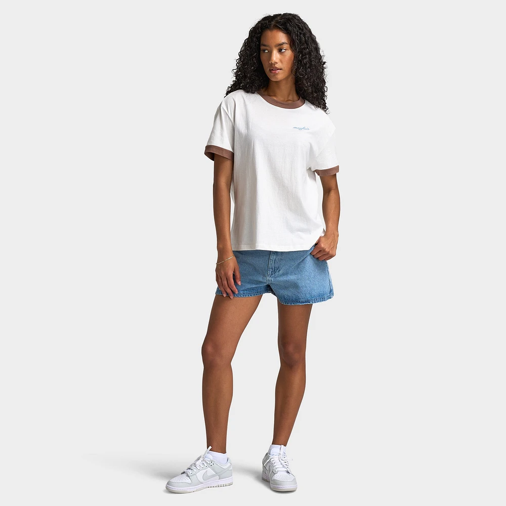 Mayfair Women's You Are Enough Fitted tee / White