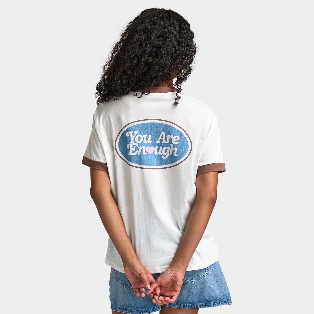 Mayfair Women's You Are Enough Fitted tee / White
