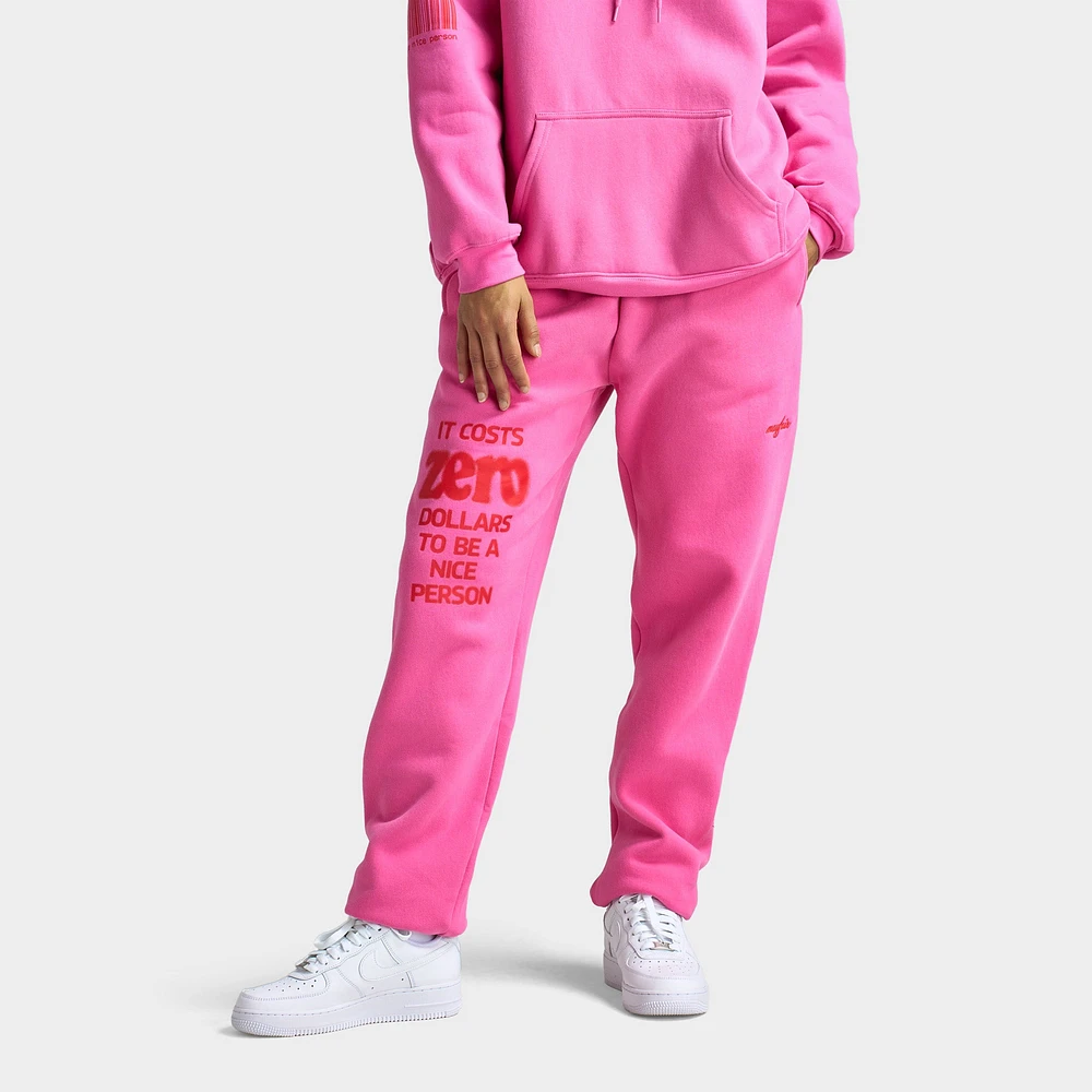 Mayfair Women's It Costs $0 Sweatpants / Pink