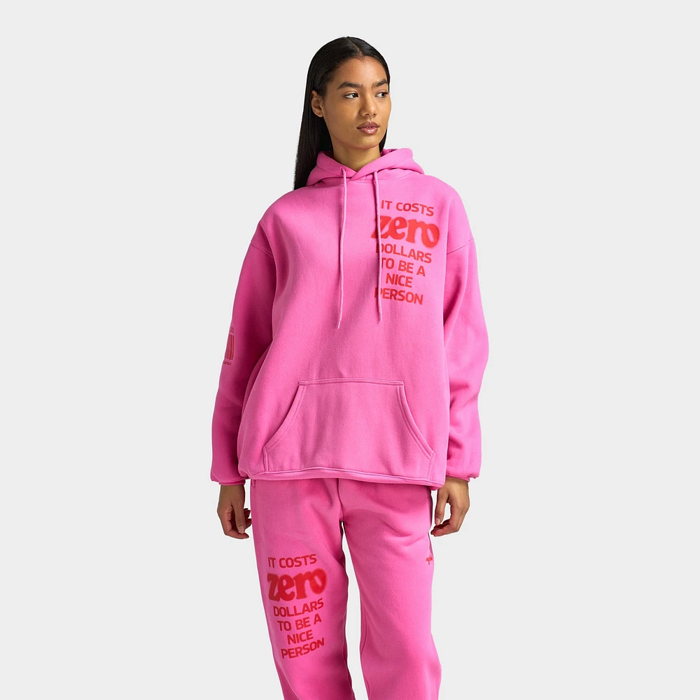 Mayfair Women's It Costs $0 Hoodie / Pink