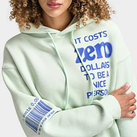 Mayfair Women's It Costs $0 Hoodie / Seafoam