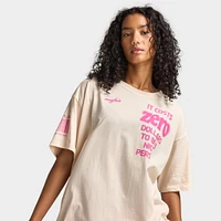 Mayfair Women's It Costs $0 Oversized Tee / Cream