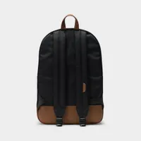 Herschel Supply Co. Heritage Backpack Black / Tan Synthetic Leather