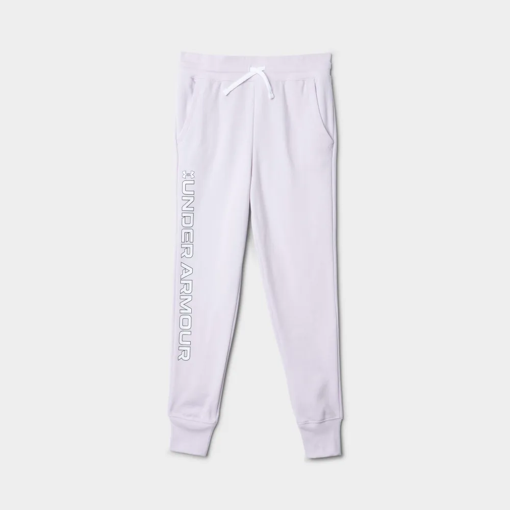 Under Armour Junior Girls’ Rival Fleece Joggers Cool Pink / White