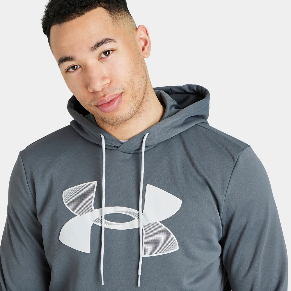 Under Armour Fleece Big Logo Pullover Hoodie Pitch Gray / Halo