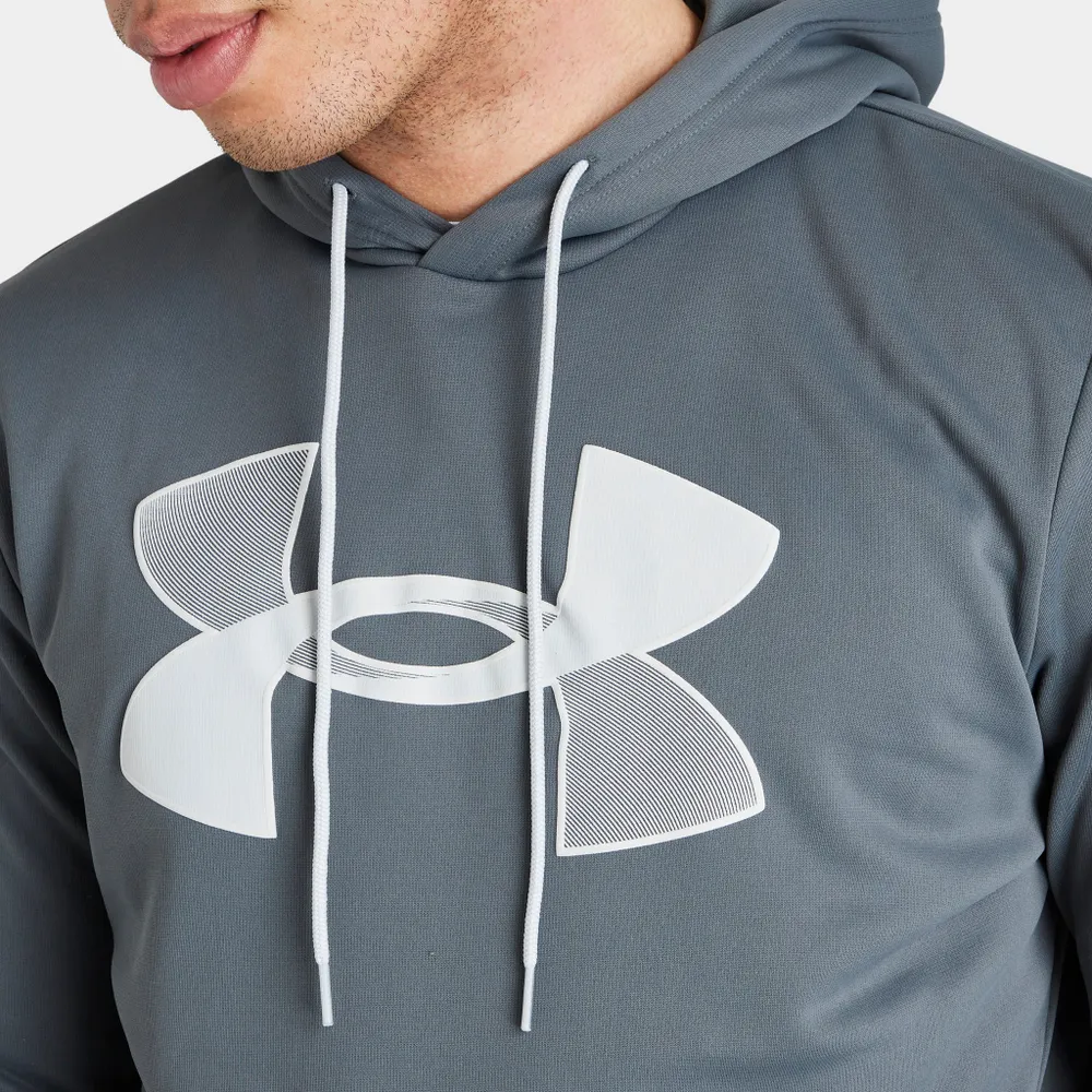 Under Armour Fleece Big Logo Pullover Hoodie Pitch Gray / Halo