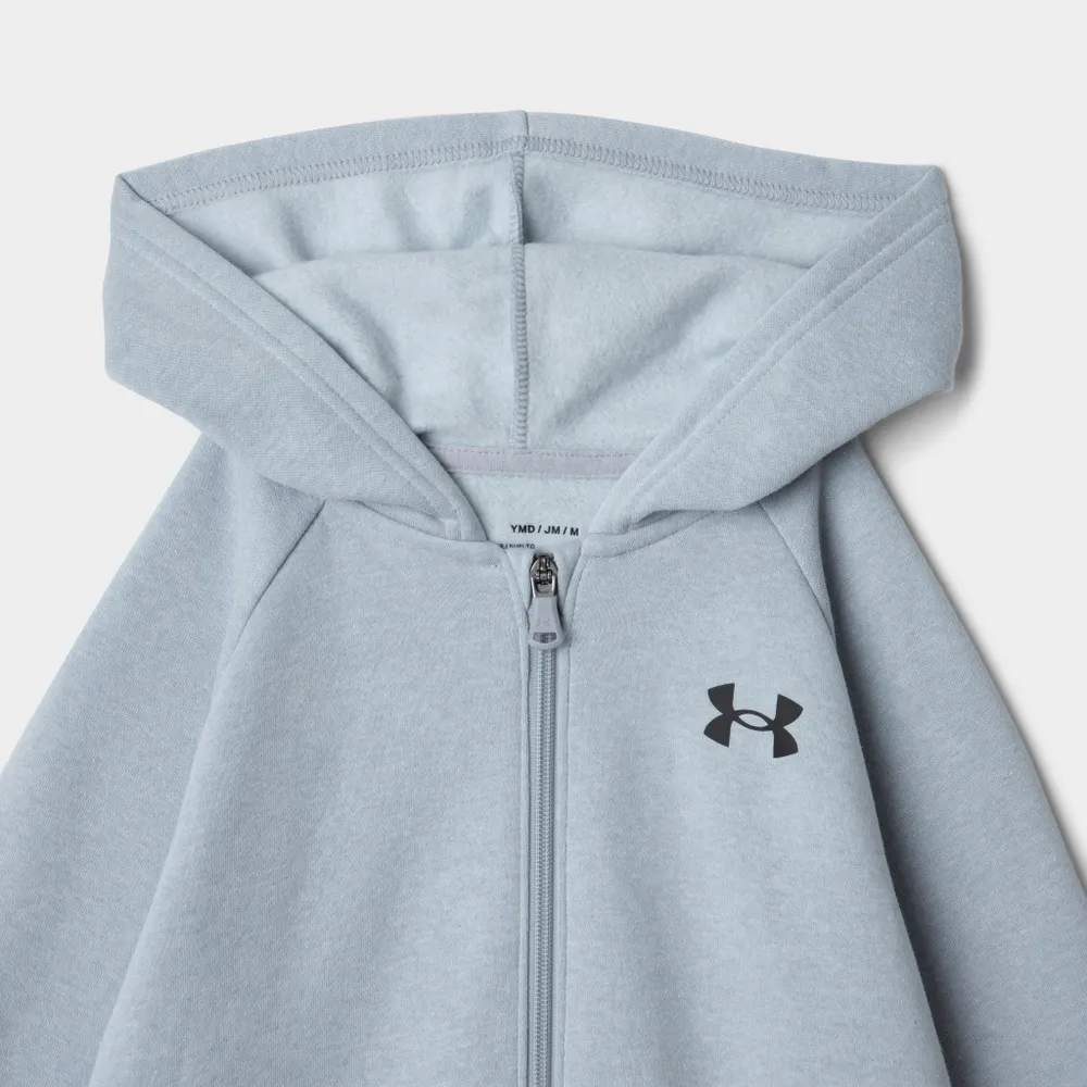 Under Armour Junior Boys' Rival Cotton Full Zip Hoodie / Grey