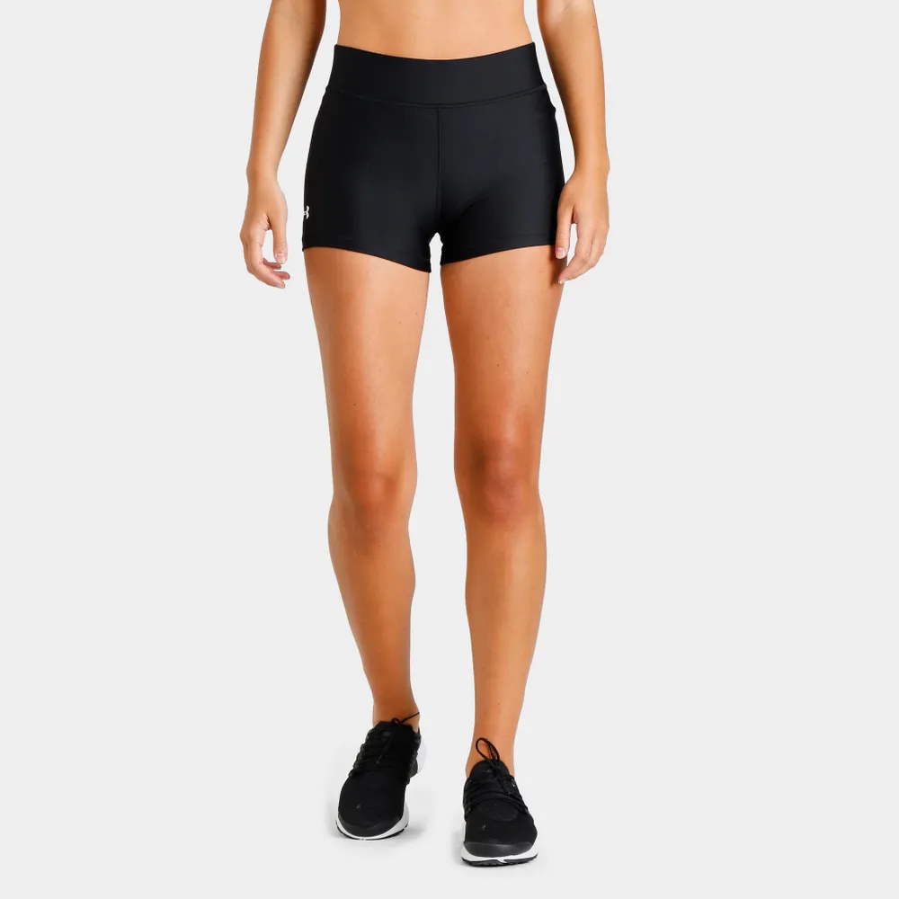 Under Armour BASELINE SHORT - Sports shorts - black/white/black 