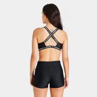 Under Armour Women’s UA Crossback Low Sports Bra Black / White