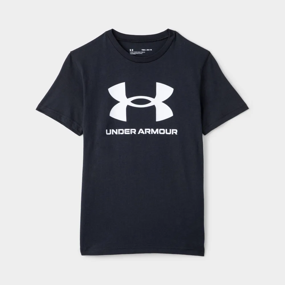 Under Armour Junior Boys’ Sportstyle Logo T-shirt Black / White