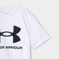 Under Armour Junior Boys' Sportstyle Logo T-shirt Pitch Grey / Black