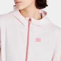 Under Armour Women’s Mixed Media Half Zip Hoodie / Pink