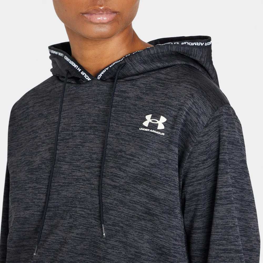 Under Armour Women’s Fleece Twist Pullover Hoodie Black / White