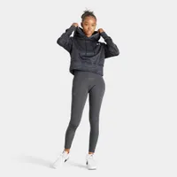 Under Armour Women’s Fleece Twist Pullover Hoodie Black / White