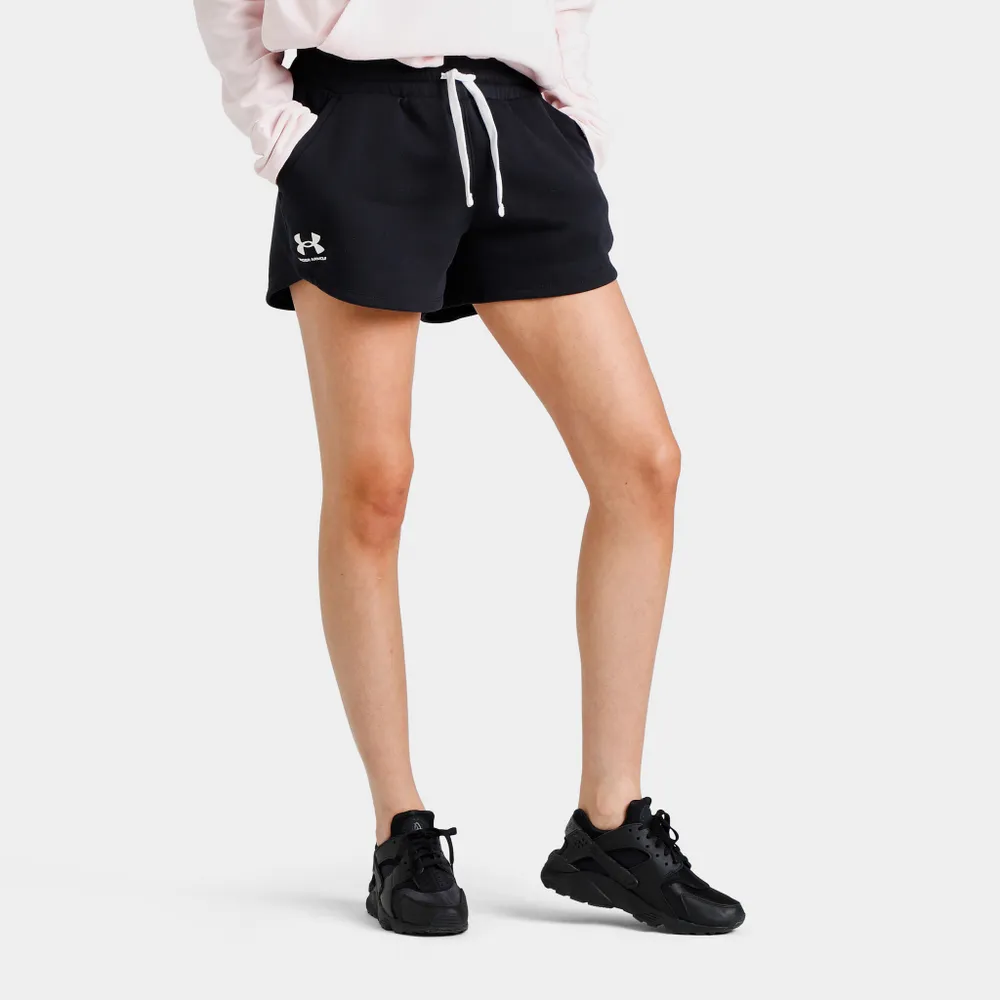 Under Armour Women's Rival Fleece Shorts / Black
