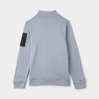 Under Armour Junior Boys’ Fleece Quarter Zip Sweatshirt Steel / Black