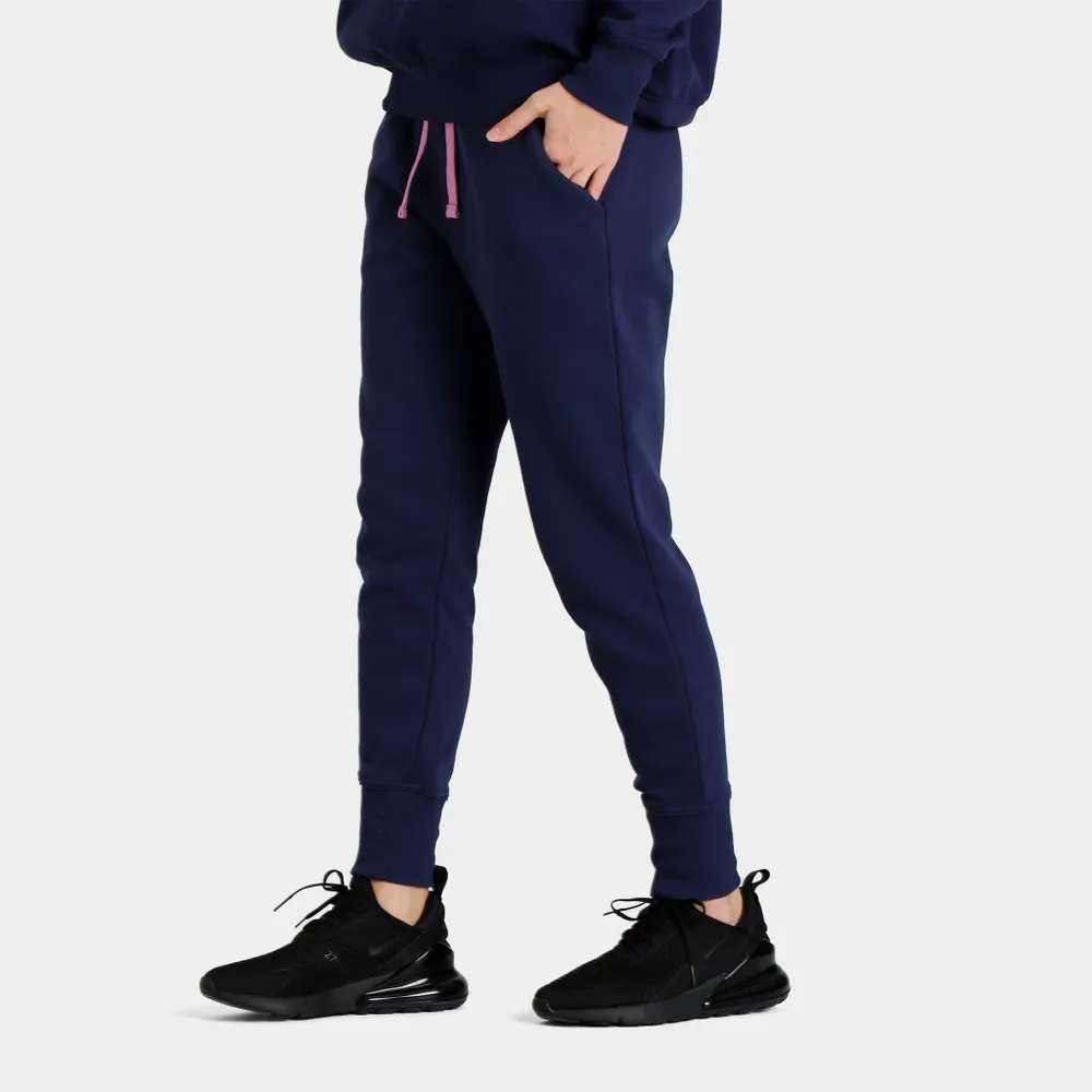 Under Armour Women’s Rival Fleece Crest Joggers Midnight Navy / Jellyfish