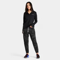 Under Armour Women’s Rival Terry Printed Joggers Black / White