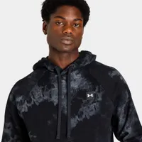 Under Armour Rival Fleece Dye Pullover Hoodie Black / Onyx White