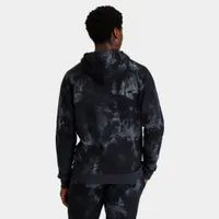 Under Armour Rival Fleece Dye Pullover Hoodie Black / Onyx White