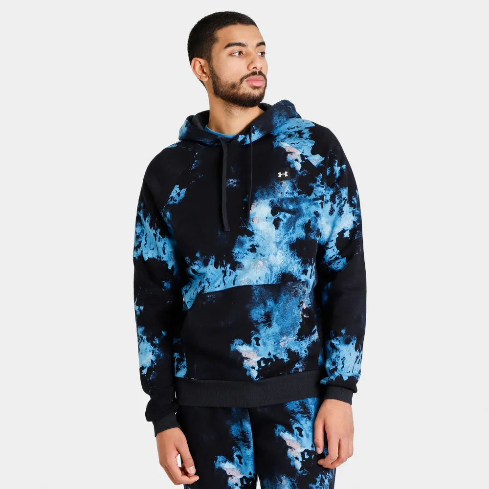 Under Armour Rival Fleece Hyper Dye Pullover Hoodie Capri / Onyx White