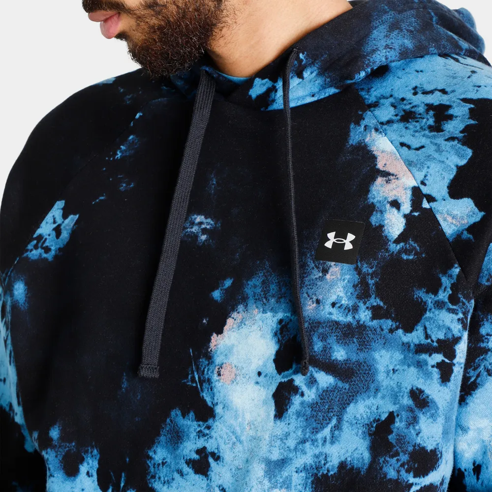 Under Armour Rival Fleece Hyper Dye Pullover Hoodie Capri / Onyx White