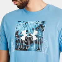 Under Armour Branded Box Print Fill T-shirt Chicago Blue / White