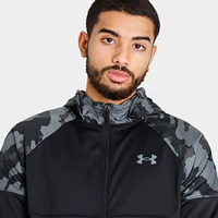 Under Armour Fleece Full Zip Printed Hoodie Black / Pitch Gray