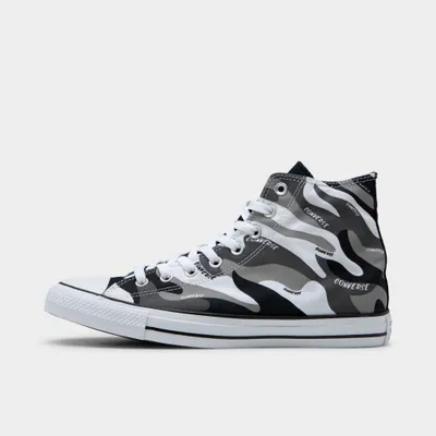 Converse Chuck Taylor All Star Hybrid Camo Wordmark Hi White / Black - Dolphin