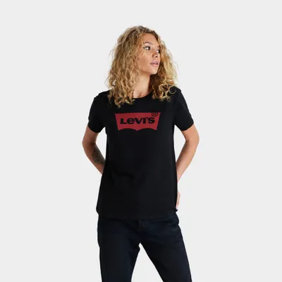 Levi's Women's The Perfect T-shirt / Core Housemark Black