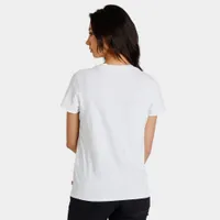 Levi’s Women’s Logo Perfect T-shirt / Marble Fill White