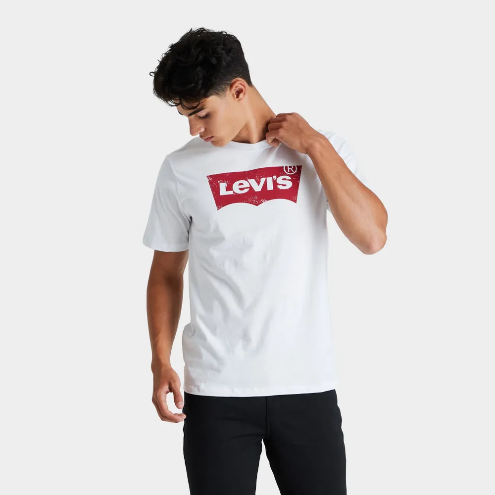 Levi's® Women's Graphic Cindy Long-Sleeve Top - Minimal Sport Logo 2 Hits  Bright White - Neutral