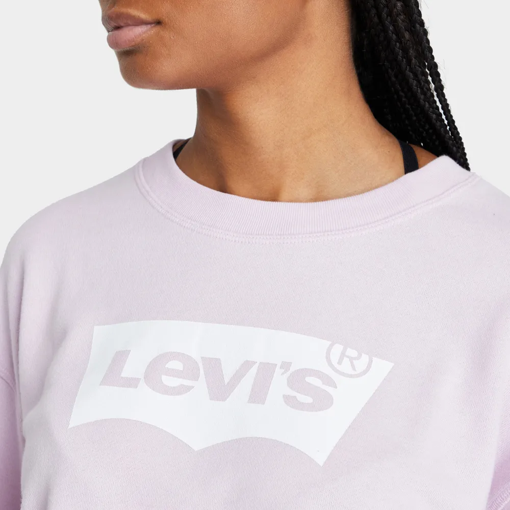 Levi's Women's Graphic Standard Crewneck / Winsome Orchid