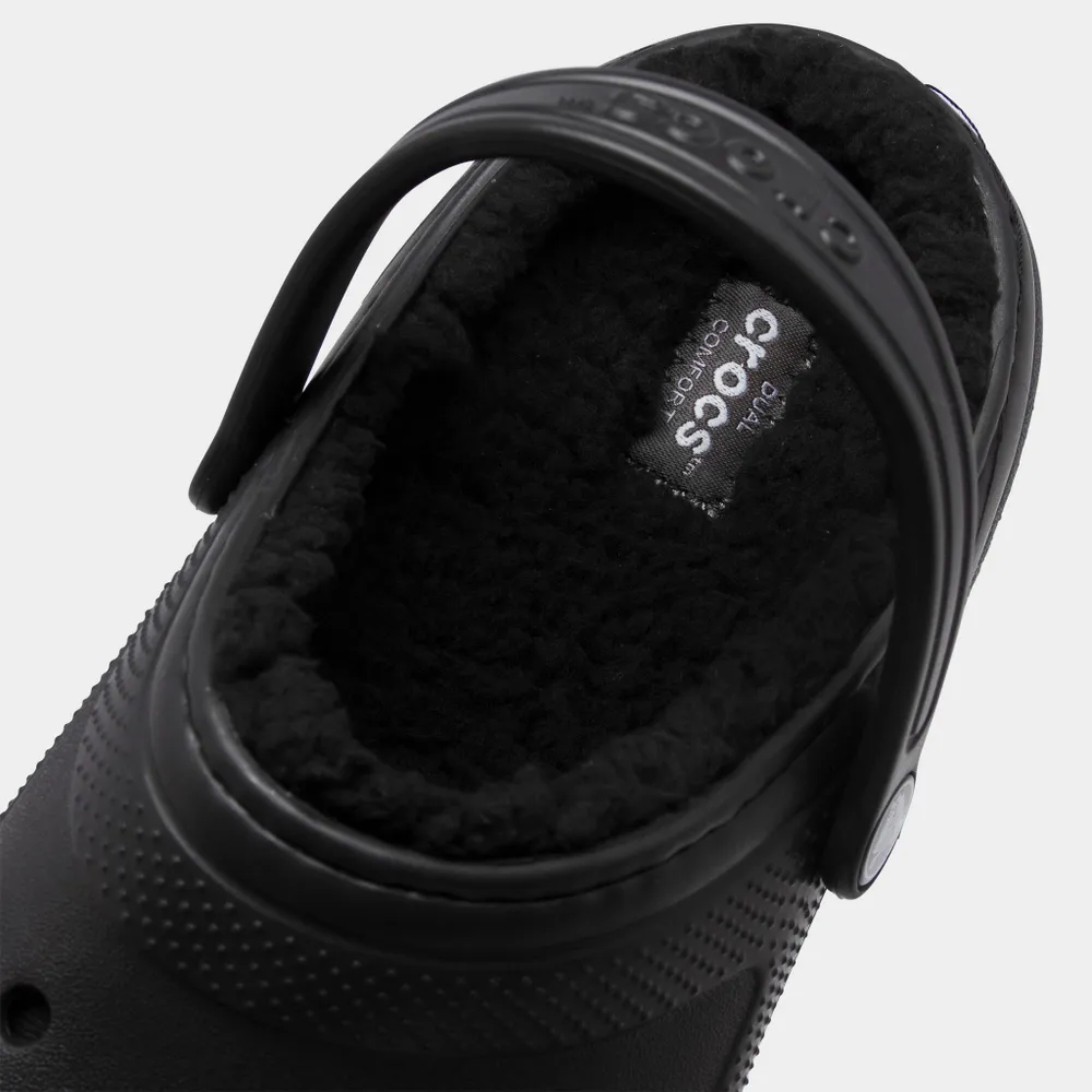 Crocs Children's Classic Lined Clog / Black